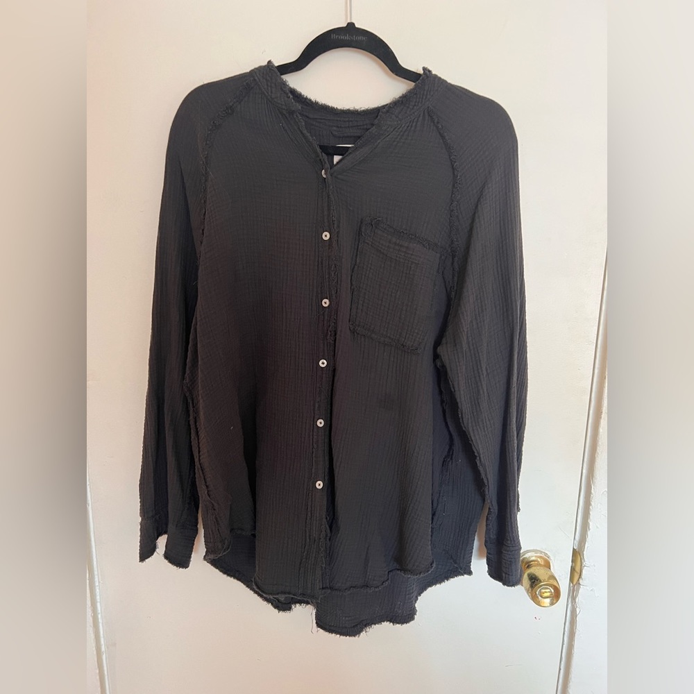 Aerie Swim Button Down